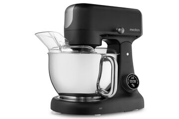 MEDION MD12600 Küchenmaschine 800 W 4,6 l Schwarz, Edelstahl