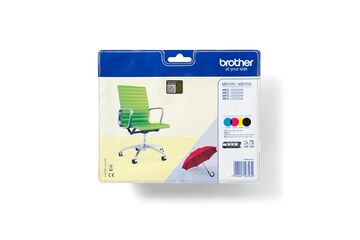 Brother LC-229XLVALBP Druckerpatrone 4 Stück(e) Original Schwarz, Cyan, Magenta, Gelb