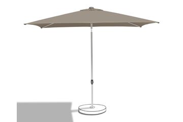 Suncomfort by Glatz Pop UP Terrassenschirm Rechteck Graubraun, Farbe: Graubraun