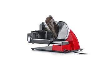 Graef SKS720 Schneidemaschine Elektro 170 W Schwarz, Grau, Rubin Metall, Farbe: Schwarz, Grau, Rubin