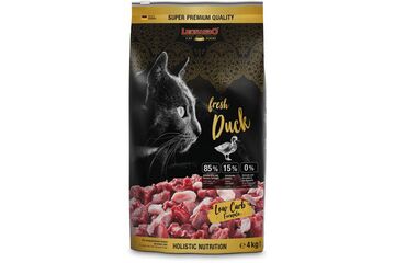 Leonardo Cat Food 757025 Katzen-Trockenfutter 4 kg Adult Ente
