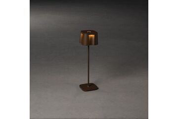 Konstsmide Nice Tischleuchte 2,5 W LED Rostfarbe, Farbe: Rostfarbe, Länge: 1,5 m