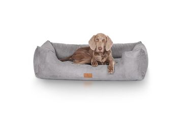 Knuffelwuff Dreamline Polster-Haustier-Bett, Farbe: Grau