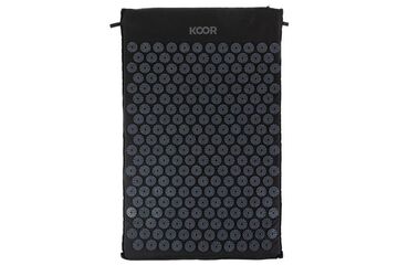 KOOR F01574 Massageauflage Schwarz, Farbe: Schwarz