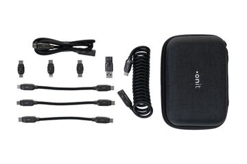 ONIT F02067 USB Kabel USB 3.2 Gen 2 (3.1 Gen 2) 2,6 m USB A/USB C USB C/Micro-USB B/Lightning 10 Gbit/s 240 W Schwarz