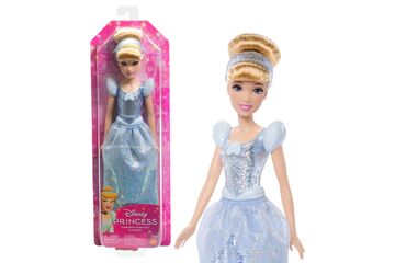 Disney Princess Disney Prinzessin-Spielzeug, Cinderella-Modepuppe mit Accessoires