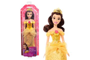 Disney Princess Disney Prinzessin-Spielzeug, Belle-Modepuppe mit Accessoires