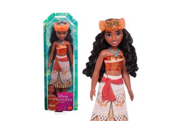 Disney Princess Disney Prinzessin-Spielzeug, Vaiana-Modepuppe mit Accessoires