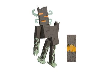 Minecraft -Actionfigur Der Knarz mit interaktiven Lichtern, Geräuschen und Zubehörteil, ca. 20 cm große Sammelfigur