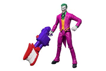 Mattel DC Premiere Serie 1 Joker Actionfigur (15 cm), 22 Bewegungspunkte und Klappernde-Zähne-Waffe