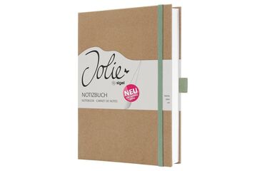 JOLIE JN841 Notizbuch , Pure Mint, ca. A5, liniert, Farbe: Braun, Mintfarbe