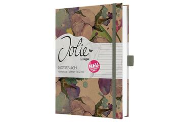 JOLIE JN855 Notizbuch , Pure Cheetah, ca. A5, liniert, Farbe: Blau, Braun, Grün, Pink, Violett