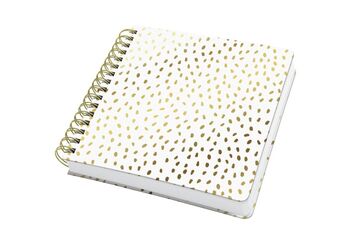 JOLIE JQ100 Spiral-Notizbuch , Golden Rain, ca. A5 quadratisch, blanko