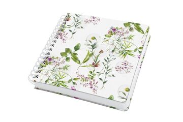JOLIE JQ101 Spiral-Notizbuch , Fairytale Garden, ca. A5 quadratisch, blanko