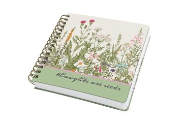 JOLIE JQ200 Spiral-Notizbuch , Wild Herbs, ca. A5 quadratisch, blanko