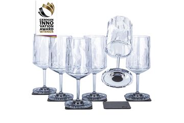 Silwy Magnet-Kunststoffgläser WEIN (6er Set) Hightech