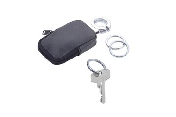 TROIKA Clean Click Schlüsselanhänger Schwarz, Silber