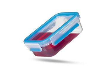 EMSA Clip & Close Rechteckig Box 2,2 l Blau, Transparent 1 Stück(e)
