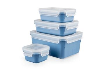 EMSA Clip & Close Rechteckig Set Blau 4 Stück(e)
