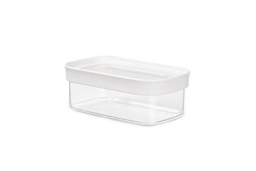 EMSA Optima Rechteckig Container 0,45 l Transparent, Weiß 1 Stück(e)