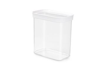 EMSA Optima Rechteckig Container 1,6 l Transparent, Weiß 1 Stück(e)