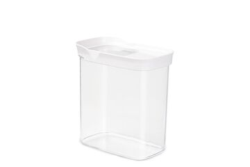 EMSA Optima Rechteckig Container 1,6 l Transparent, Weiß 1 Stück(e)