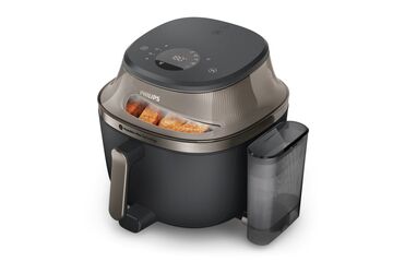 Philips NA547/97 Fritteuse Einzelbild 7,2 l Eigenständig 2000 W Heißluftfritteuse Schwarz, Gold