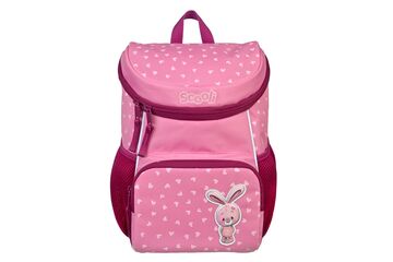 Scooli Bella Bunny Rucksack Schulrucksack Pink, Rose, Weiß