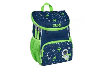 Scooli Anton Astronaut Rucksack Schulrucksack Blau, Grün