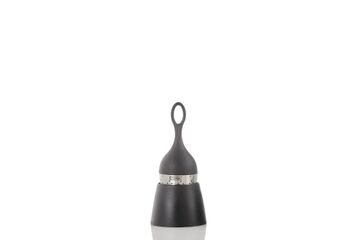 AdHoc Floatea Teesieb Kunststoff, Edelstahl Schwarz, Silber