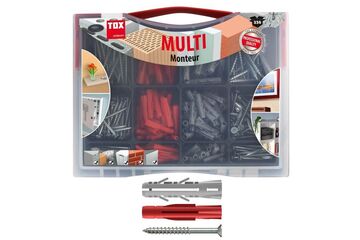 TOX Dübel Monteur Multi Dübel 336 Stück(e) Nylon Rund