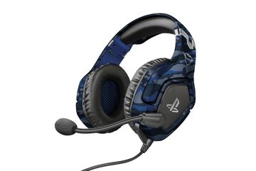Trust GXT 488 Forze PS4 Kopfhörer Kabelgebunden Kopfband Gaming Schwarz, Blau