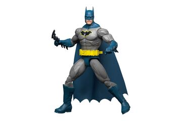 Mattel DC Premier 15 cm Batman Actionfigur Serie 1, detailreiches Design, 22 Bewegungspunkte und Cape