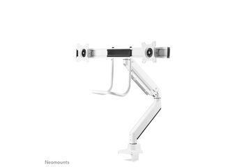 Neomounts NM-D775DXWHITE Monitorarm 10-32" - Gasfeder - Topfix - 180°-Stopp, Farbe: Weiß
