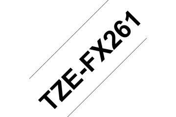 Brother TZE-FX261 Etiketten erstellendes Band Schwarz auf weiss