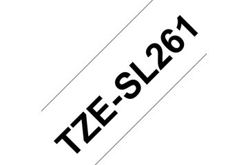 Brother TZE-SL261 Etiketten erstellendes Band Schwarz auf weiss