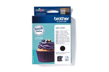 Brother LC123BK Druckerpatrone 1 Stück(e) Original Schwarz