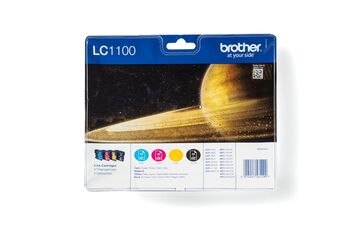 Brother LC1100VALBP Druckerpatrone 4 Stück(e) Original Schwarz, Cyan, Magenta, Gelb