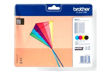 Brother LC-223VALBP Druckerpatrone 4 Stück(e) Original Schwarz, Cyan, Magenta, Gelb