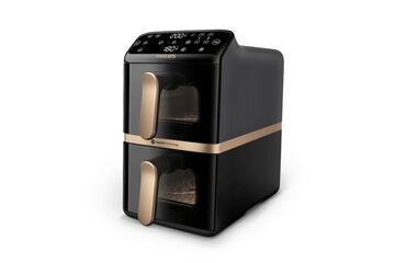 Philips 4000 series NA462/79 Fritteuse Doppel 10 l Eigenständig 2750 W Heißluftfritteuse Schwarz