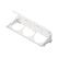 Havn Angled Bottom Fan Bracket Weiss