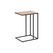 AC Design Beistelltisch Seaford MDF/Stahl, 43x35x63 cm, Wildeiche Matt