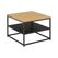 AC Design Couchtisch Gila Melamin/Stahl, 55x55x42 cm, Wildeiche