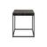 AC Design Couchtisch Barossa Stahl, 40x40x45 cm, Schwarz marmoriert