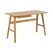 AC Design Bürotisch Barnett brau 120x60x75 cm (LxBxH) Eiche