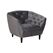 AC Design Sessel Ria Dunkelgrau, 97x84x78 cm