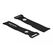 DeLOCK Klett-Kabelbinder mit Schlaufe und Befestigungsöse L 280 x B 38 mm schwarz 3 Stück