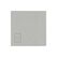 Rico Design Rico Essentials Karte B6 Crystal Silber, 50 Stück, 250 g/m²