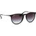 Ray-Ban ERIKA RUBBER BLACK Sonnenbrille, Lens LIGHT GREY GRADIENT