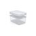 Rotho Set KS Organizer 3 tlg. CAUMA Transparent / Weiss